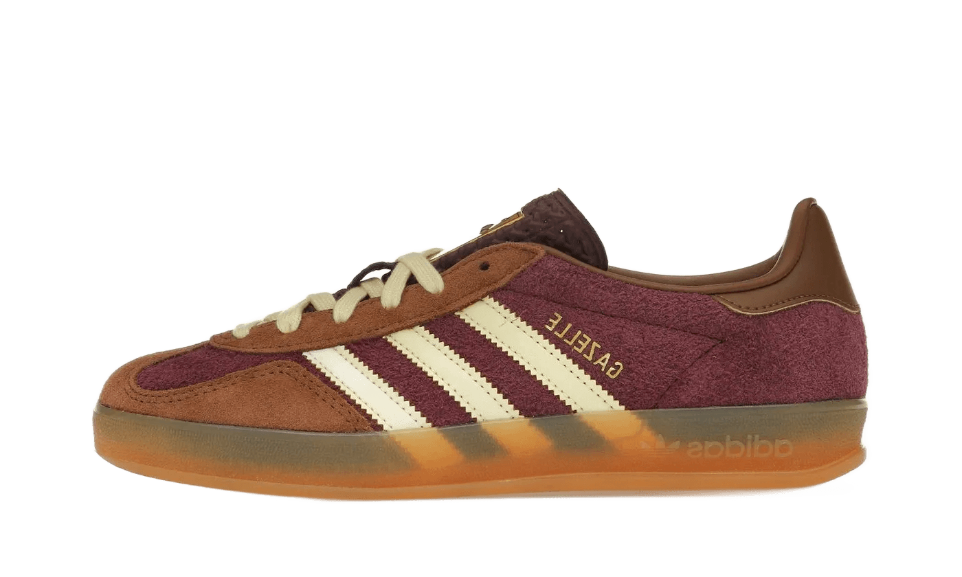 Adidas Gazelle Indoor Maroon Almost Yellow JI0324 Aftermath