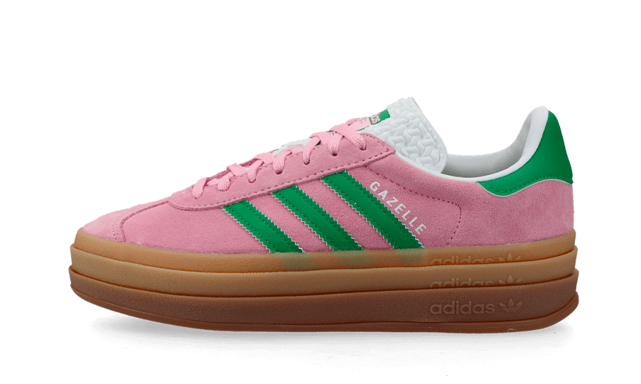 ✓ Adidas Gazelle Bold True Pink Green Cloud White (IE0420)