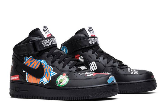 Air Force 1 Mid Supreme NBA Black - AQ8017-001