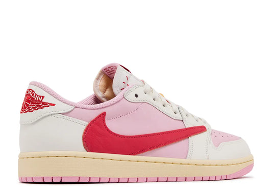 Air Jordan 1 Retro Low OG SP Travis Scott Sail Tropical Pink