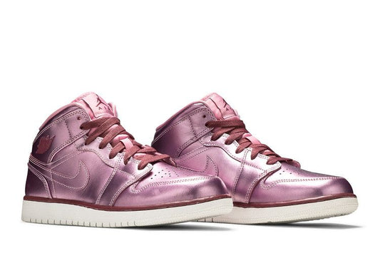 Air Jordan 1 Mid Pink Rise - AV5174-640