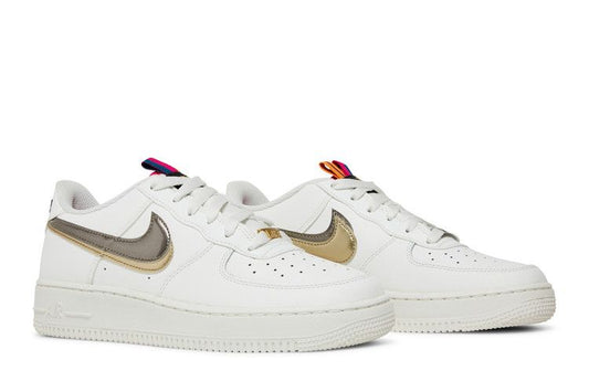 Air Force 1 LV8 Double Swoosh Silver Gold - DH9595-001