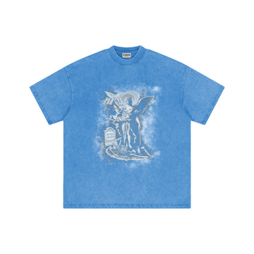 Aftermath Fallen Grace Tee Washed Blue