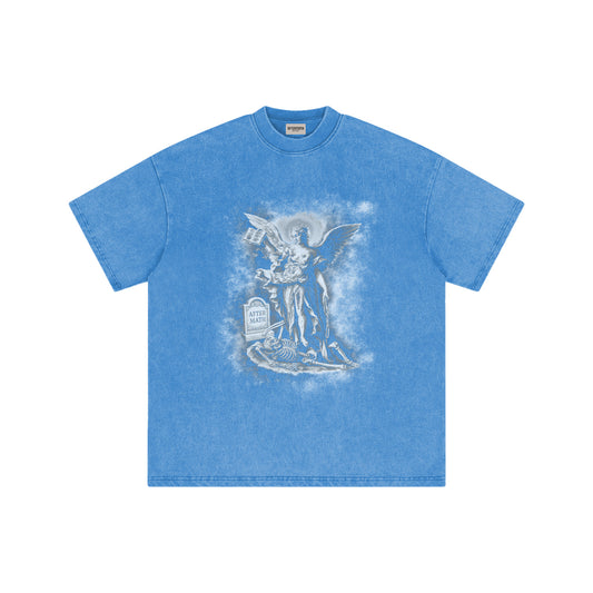 Aftermath Fallen Grace Tee Washed Blue