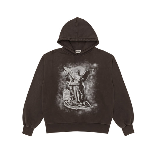Aftermath Fallen Grace Hoodie Washed Brown