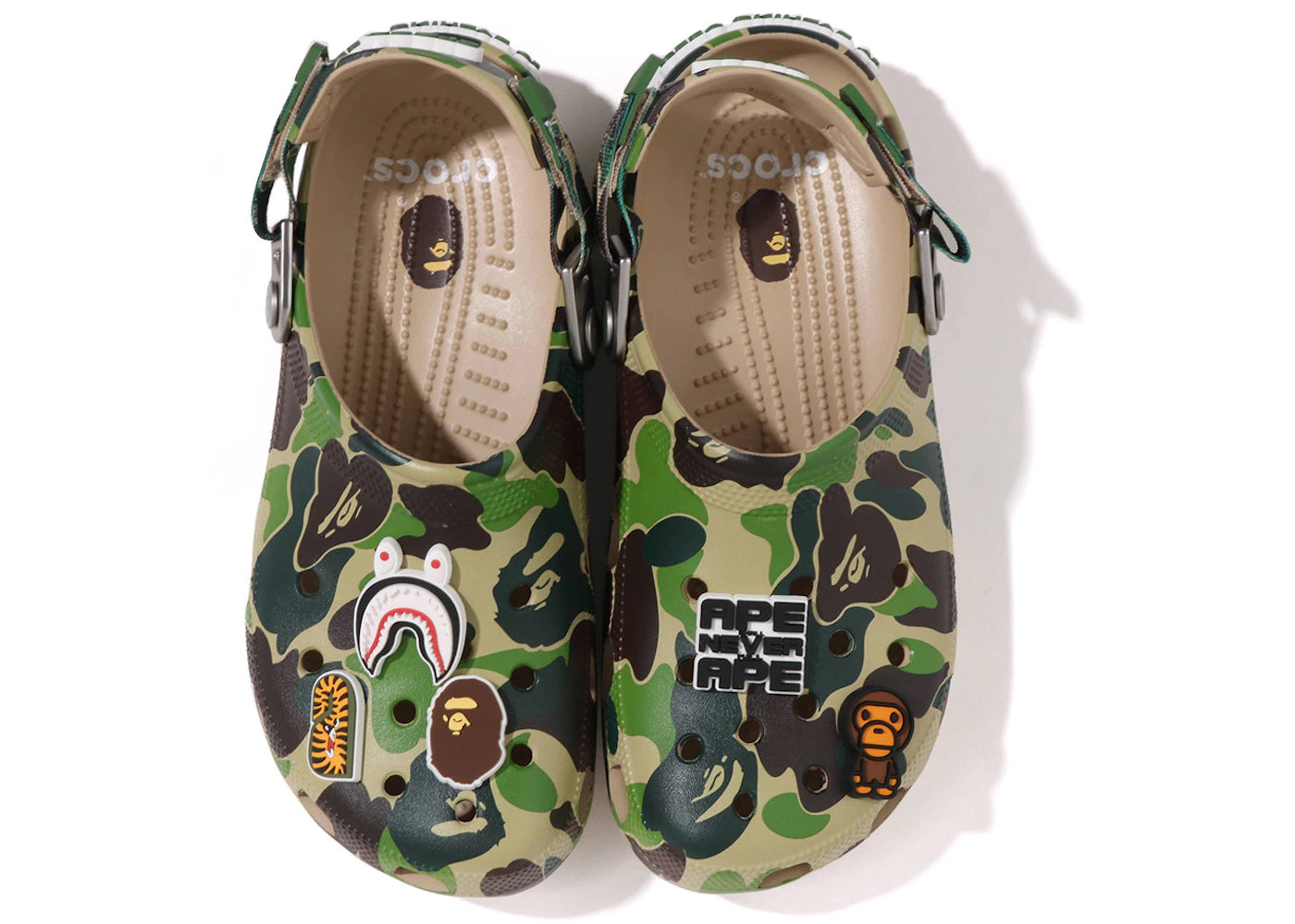 Classic Clog A Bathing Ape ABC Camo Green - 209627-212