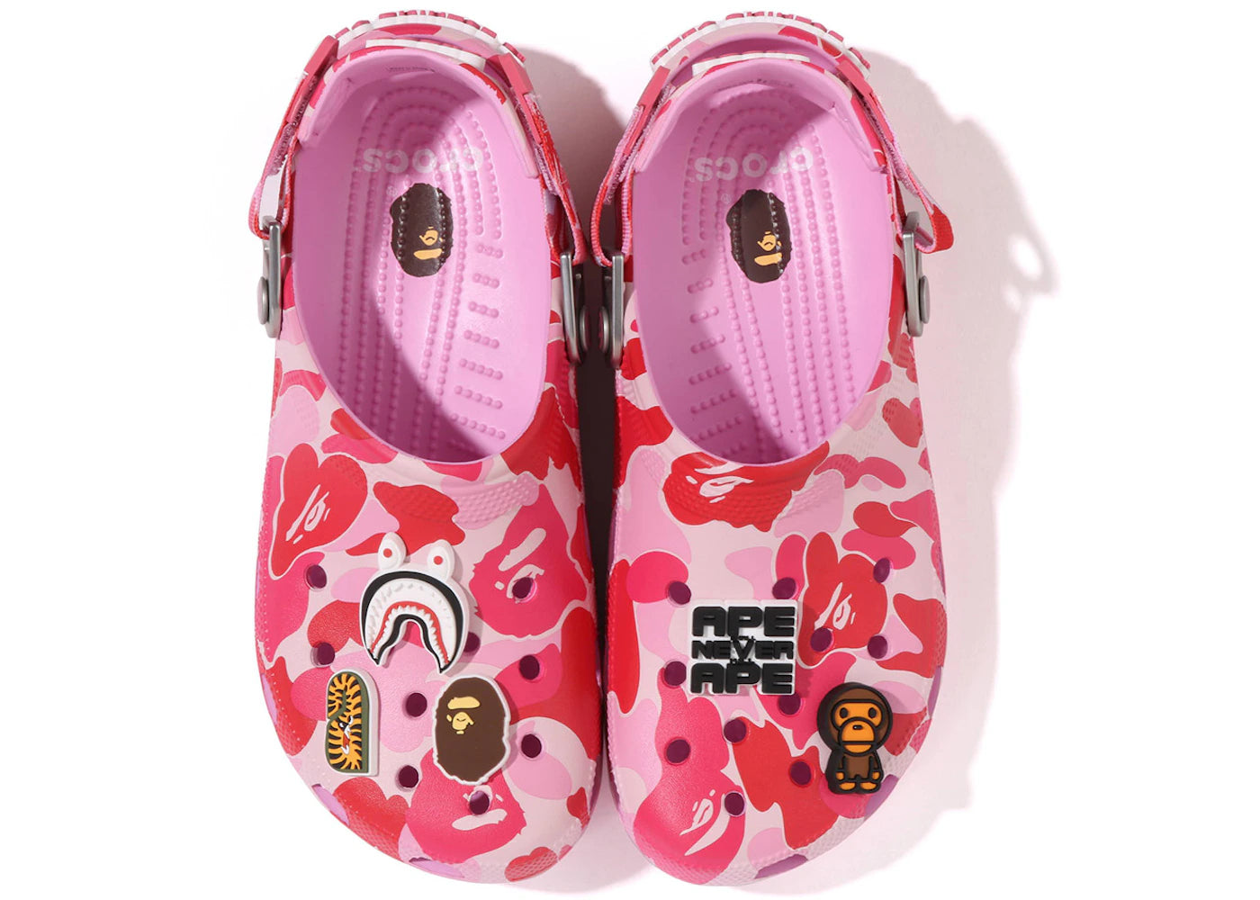 Classic Clog A Bathing Ape ABC Camo Pink - 209627-6I2