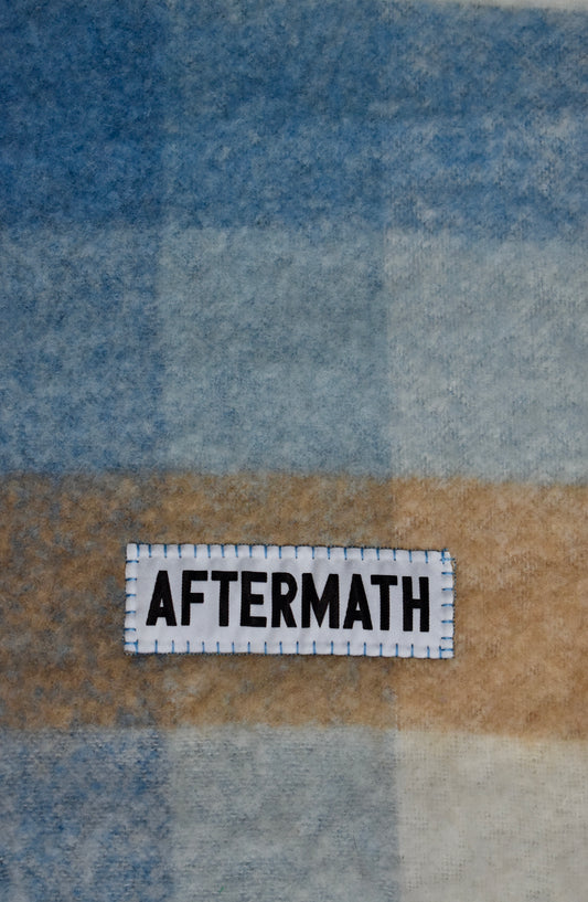 AFTERMATH ALPACA SCARF BLUE