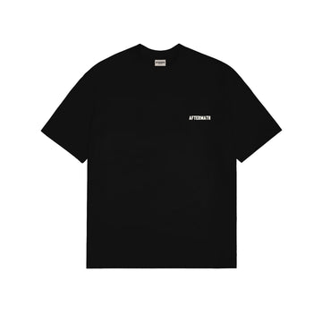 AFTERMATH ATHENS LOGO TEE BLACK