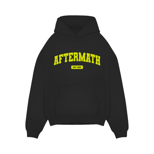 Aftermath Hoodie Black-Neon Green