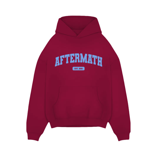 Aftermath Hoodie Burgundy-Blue