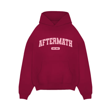 Aftermath Hoodie Burgundy-Pink