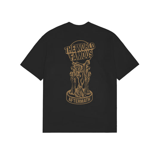 AFTERMATH "THE WORLD FAMOUS" TEE BLACK