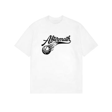 AFTERMATH BASKETBALL TEE WHITE