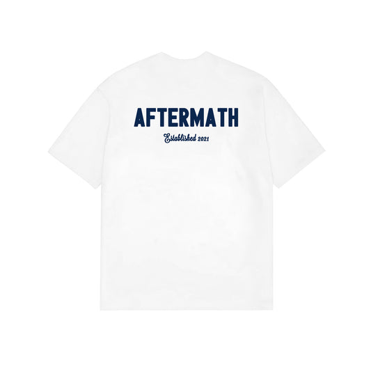 AFTERMATH LOGO TEE WHITE