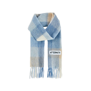 AFTERMATH ALPACA SCARF BLUE