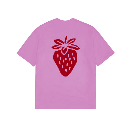 AFTERMATH STRAWBERRY TEE PINK