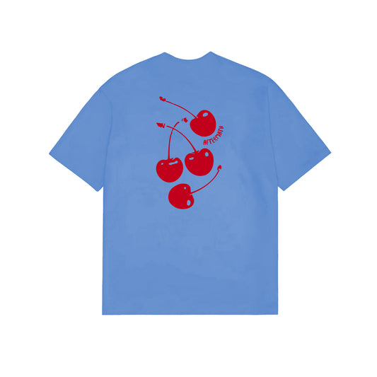 AFTERMATH CHERRY TEE BLUE