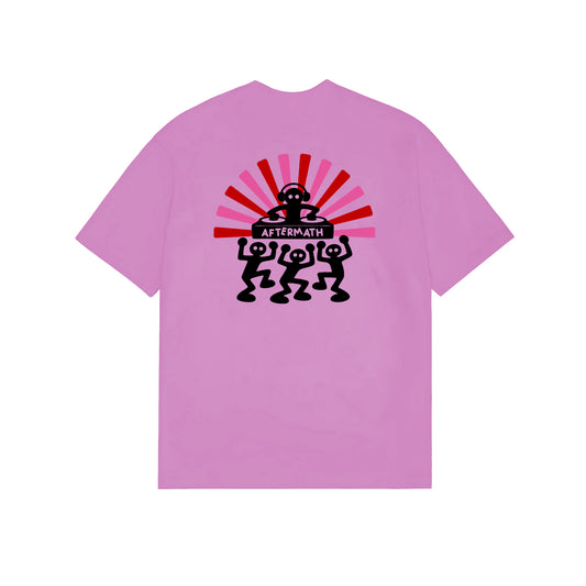 AFTERMATH DJ TEE PINK