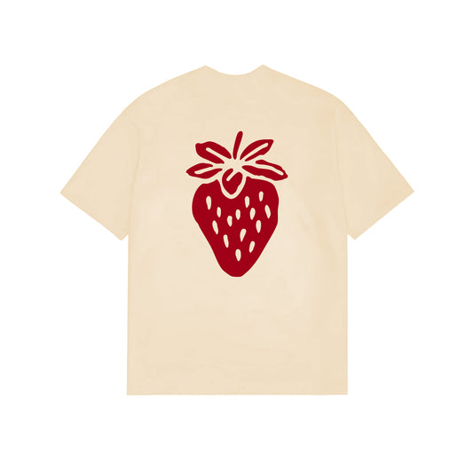 AFTERMATH STRAWBERRY TEE YELLOW