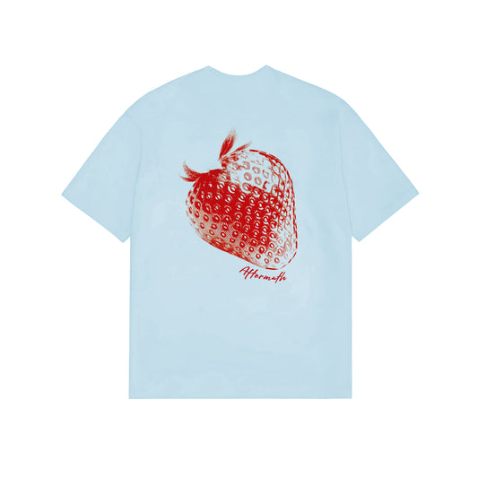 AFTERMATH STRAWBERRY TEE BLUE