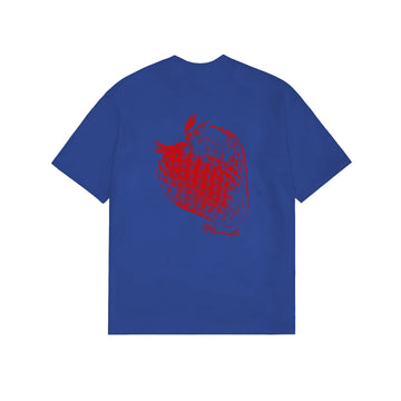 AFTERMATH STRAWBERRY TEE NAVY