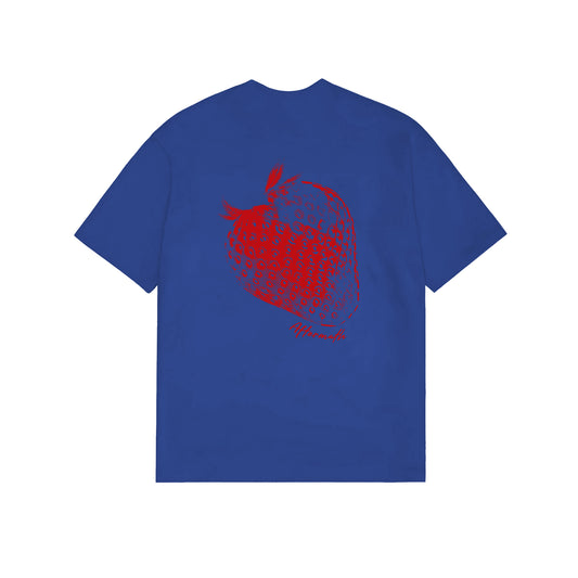 AFTERMATH STRAWBERRY TEE NAVY