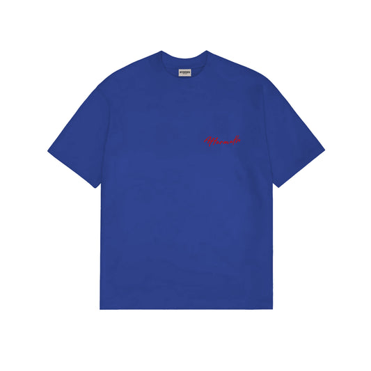 AFTERMATH STRAWBERRY TEE NAVY