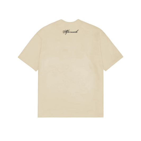 AFTERMATH ANGELS HARP TEE BEIGE