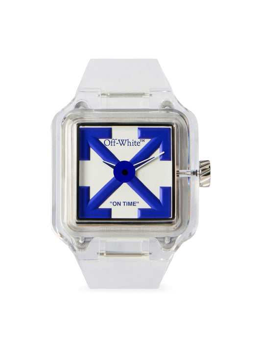 Off White Watch Proto 01 Clear-Blue