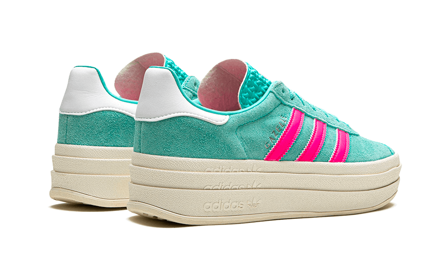 Adidas Gazelle Bold Flash Aqua Lucid Pink - ID7026