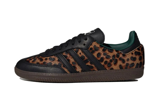 Samba OG Black Green Leopard - JI2735