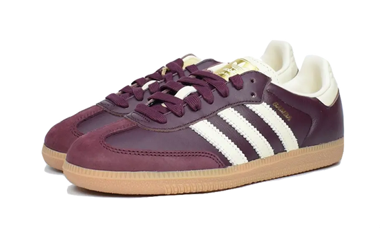 Adidas Samba OG Maroon Gold Metallic - ID0477