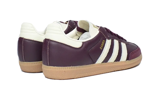 Adidas Samba OG Maroon Gold Metallic - ID0477