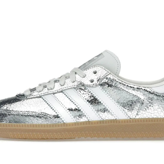 Samba OG Silver Metallic Cracked Leather - JR0035