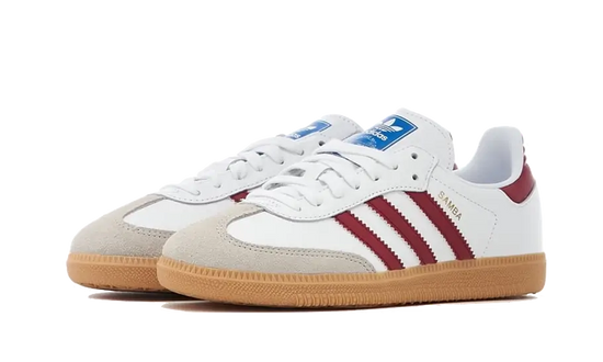 Adidas Samba OG White Burgundy Gum - IF3813