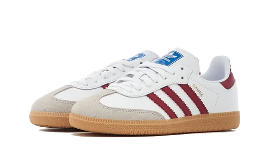 Adidas Samba OG White Burgundy Gum - IF3813