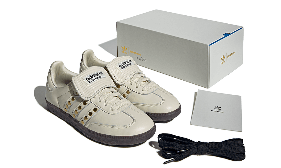 ✓ Adidas Samba Wales Bonner Studded Pack Cream White ✓ Adidas Samba Wales Bonner Studded Pack Cream White