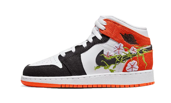 Air Jordan 1 Mid SE Basketball Blossom - DQ8390-100