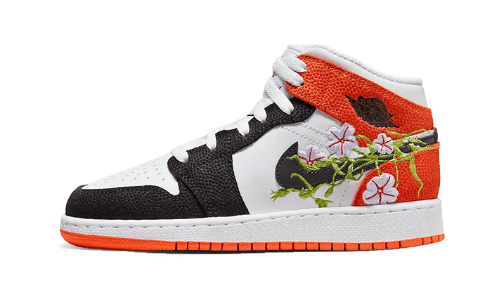 Air Jordan 1 Mid SE Basketball Blossom - DQ8390-100