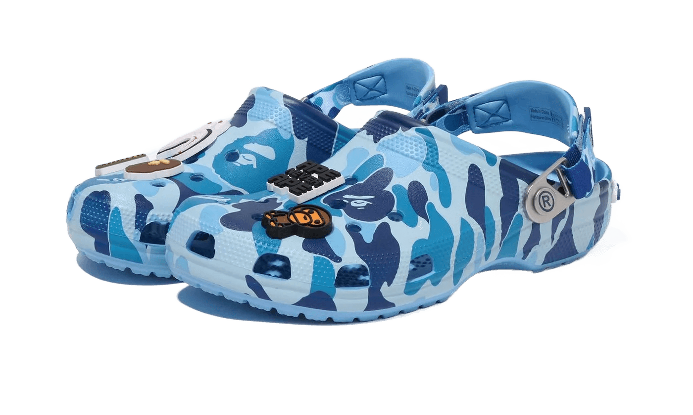 Classic Clog A Bathing Ape ABC Camo Blue - 209627-4TB