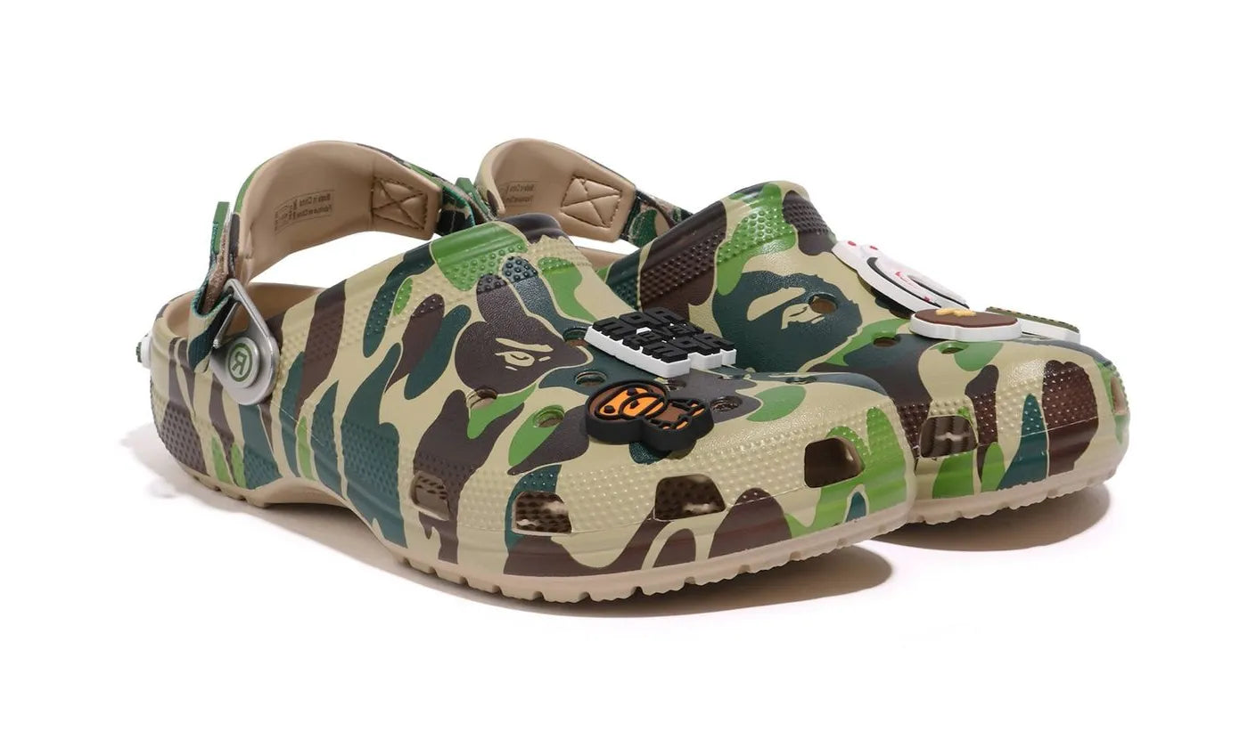 Classic Clog A Bathing Ape ABC Camo Green - 209627-212