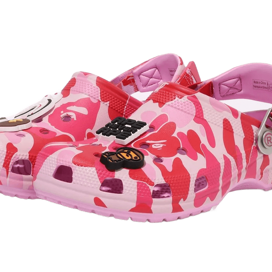 Classic Clog A Bathing Ape ABC Camo Pink - 209627-6I2