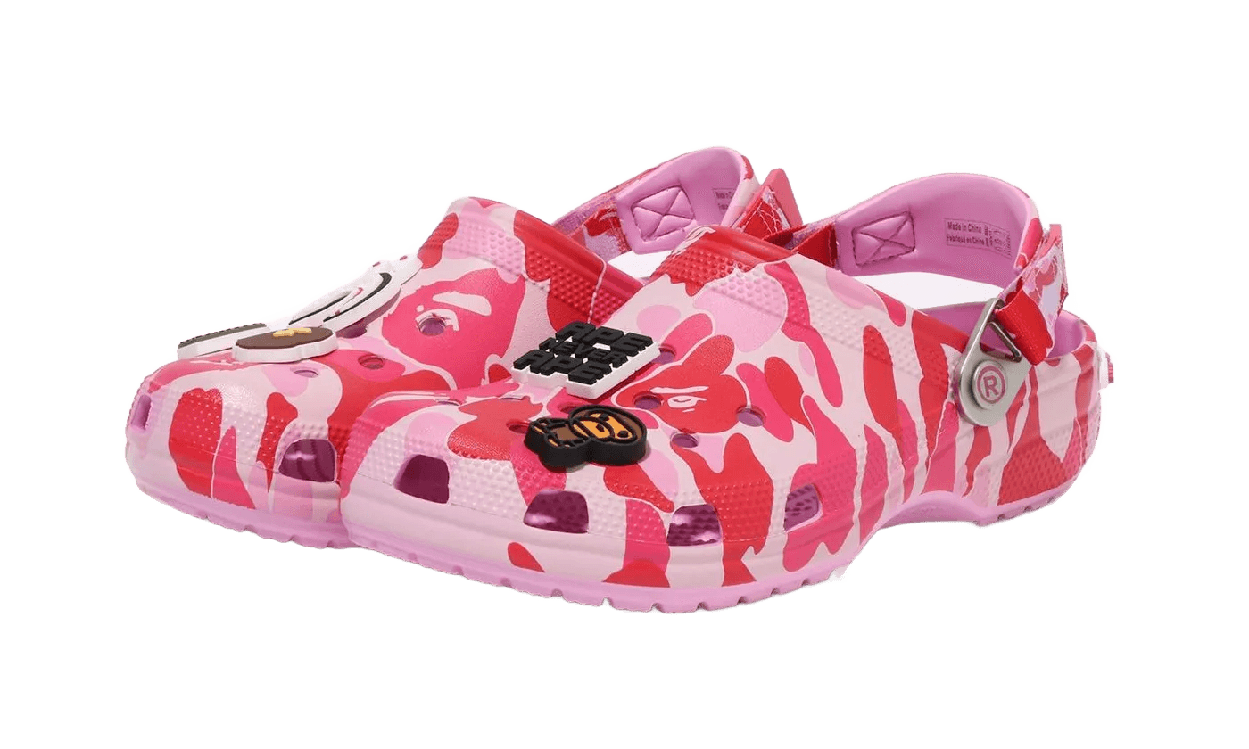 Classic Clog A Bathing Ape ABC Camo Pink - 209627-6I2