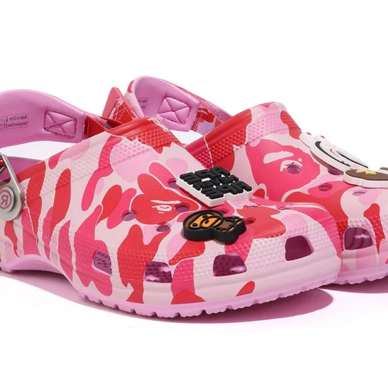 Classic Clog A Bathing Ape ABC Camo Pink - 209627-6I2