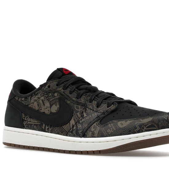 Air Jordan 1 Retro Low OG Laser Black University Red - IV6750-001