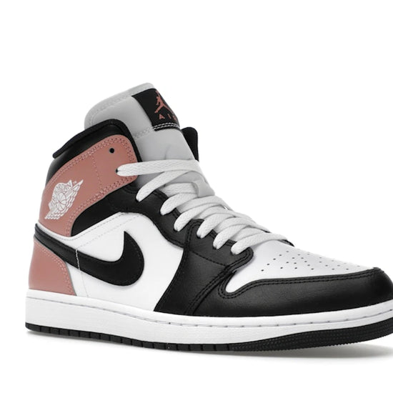 Air Jordan 1 Mid White Rust Pink Black - DQ8426-100