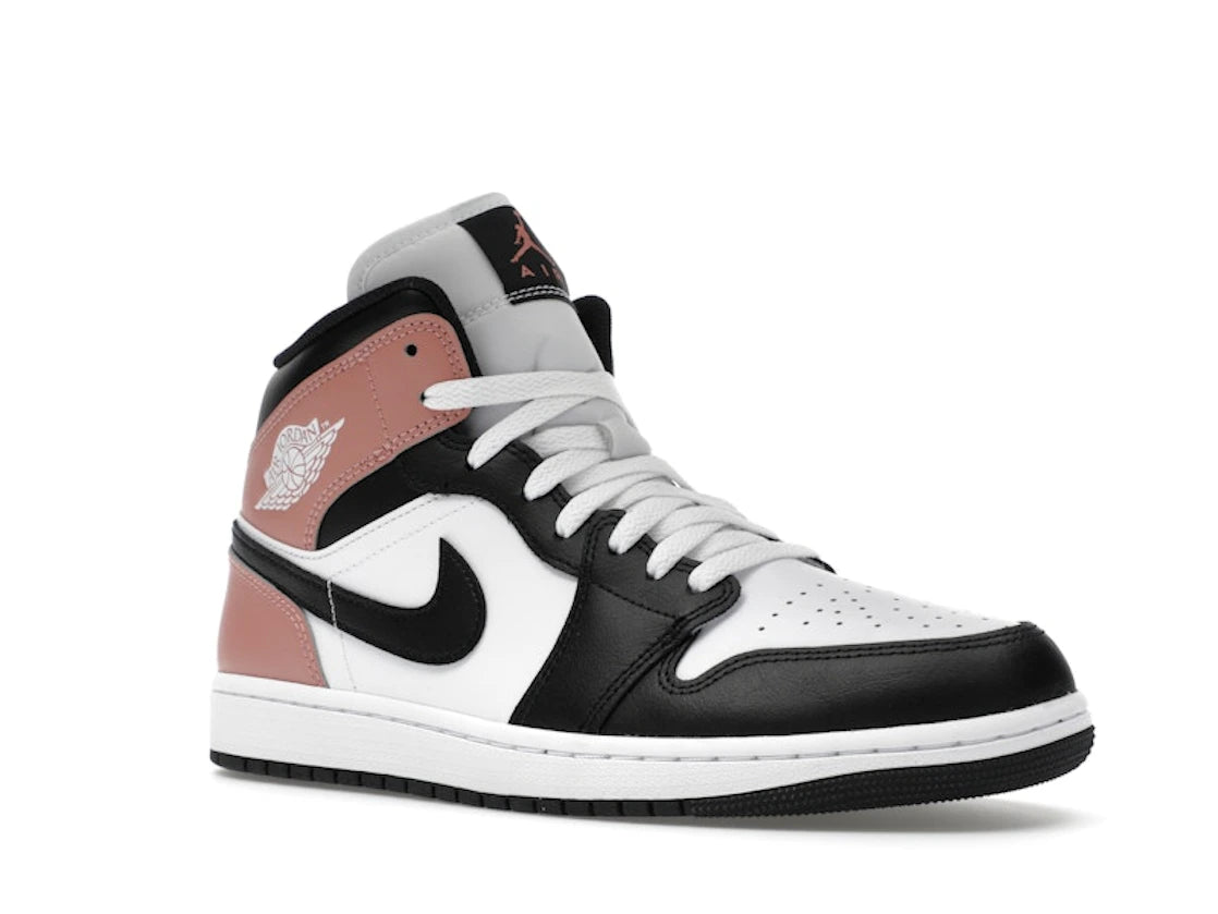 Air Jordan 1 Mid White Rust Pink Black - DQ8426-100