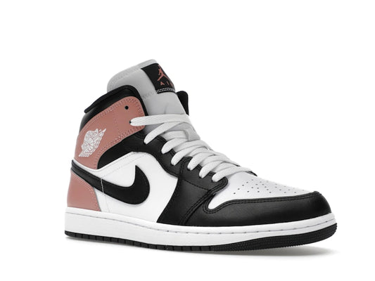 Air Jordan 1 Mid White Rust Pink Black - DQ8426-100