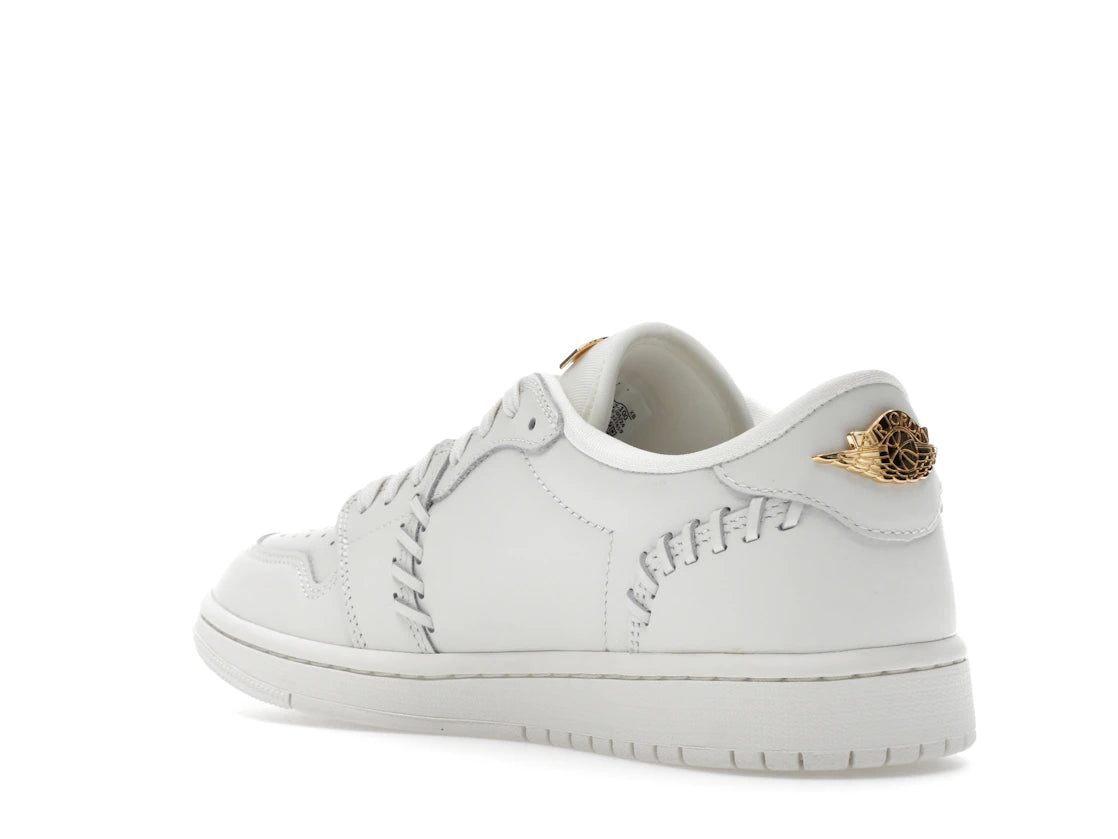 Air Jordan 1 Low Method of Make Sail Metallic Gold - FN5032-100